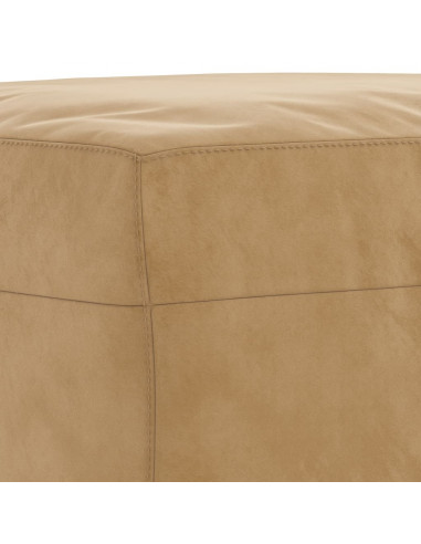 Poggiapiedi Marrone 60x50x41 cm in Velluto