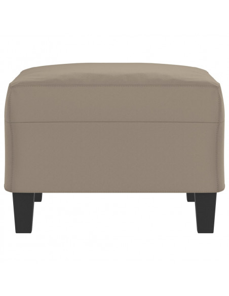 Poggiapiedi Tortora 70x55x41 cm in Tessuto Microfibra