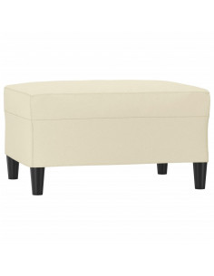 Poggiapiedi Crema 70x55x41 cm in Similpelle 2