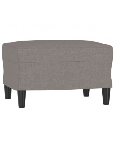 Poggiapiedi Tortora 60x50x41 cm in Tessuto
