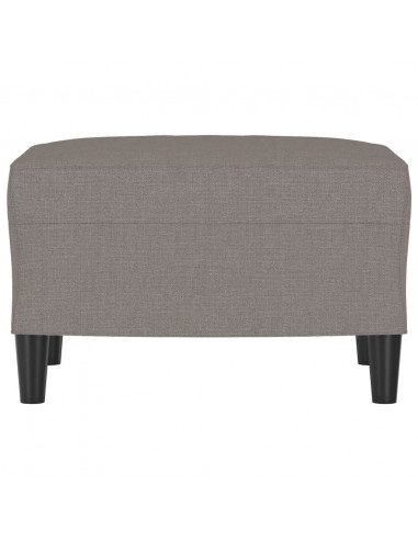 Poggiapiedi Tortora 60x50x41 cm in Tessuto