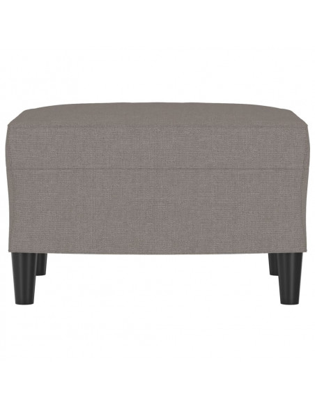 Poggiapiedi Tortora 60x50x41 cm in Tessuto
