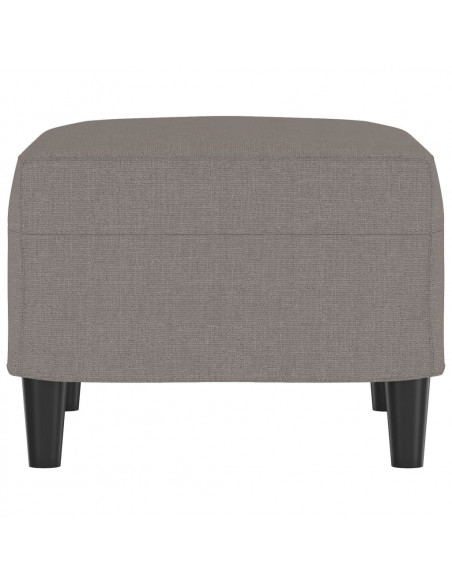 Poggiapiedi Tortora 60x50x41 cm in Tessuto