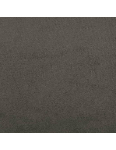 Poggiapiedi Grigio Scuro 45x29,5x35 cm in Velluto