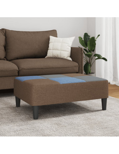 Poggiapiedi Patchwork 77x55x31 cm in Tessuto