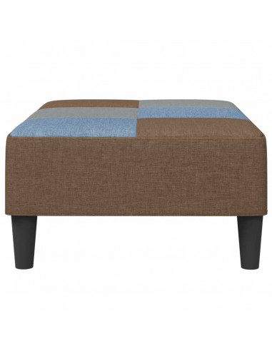 Poggiapiedi Patchwork 77x55x31 cm in Tessuto