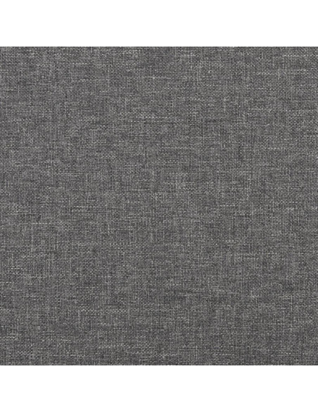 Sgabello Grigio Chiaro 45x29,5x35cm in Tessuto e Similpelle