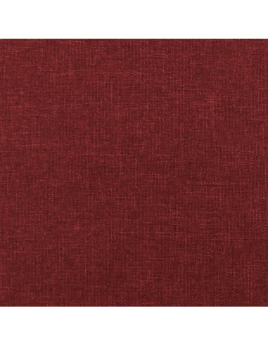 Poggiapiedi Rosso Vino 45x29,5x35 cm in Tessuto