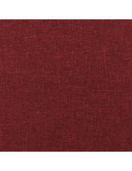 Poggiapiedi Rosso Vino 45x29,5x35 cm in Tessuto
