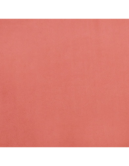 Poggiapiedi Rosa 45x29,5x35 cm in Velluto