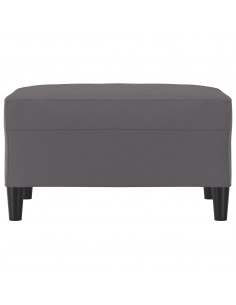 Poggiapiedi Grigio 70x55x41 cm in Similpelle 2