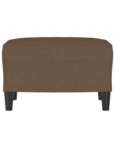 Poggiapiedi Marrone 60x50x41 cm in Tessuto