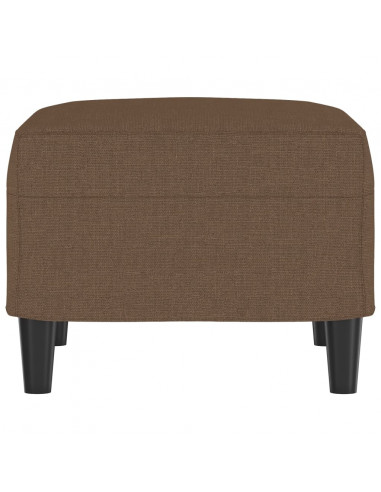 Poggiapiedi Marrone 60x50x41 cm in Tessuto