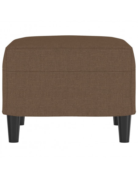 Poggiapiedi Marrone 60x50x41 cm in Tessuto