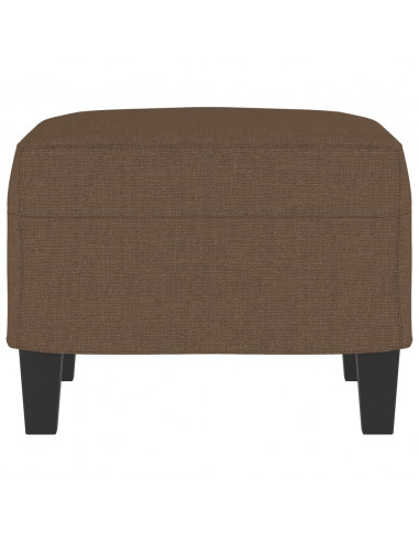 Poggiapiedi Marrone 60x50x41 cm in Tessuto