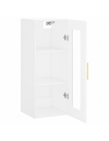 Mobile a Parete Bianco 34,5x34x90 cm