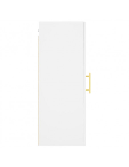 Mobile a Parete Bianco 34,5x34x90 cm