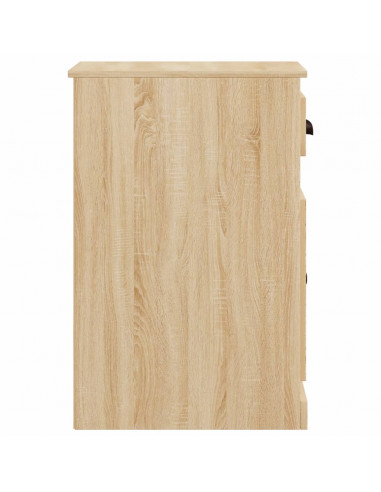 Mobiletto Cassetto Rovere Sonoma 40x50x75 cm Legno Multistrato