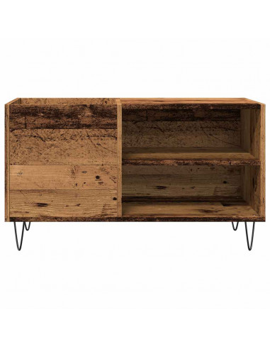 Mobile Porta Dischi Legno Antico 84,5x38x48cm Legno Multistrato