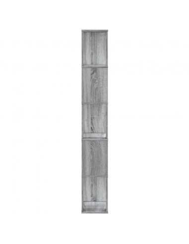 Libreria 5Ripiani Grigio Sonoma 45x23,5x162,5 Legno Multistrato