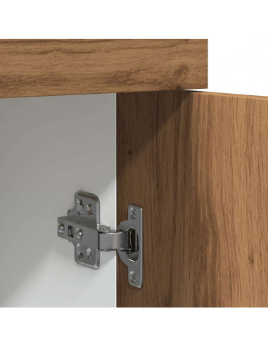 Cassettiera Rovere Artigianale 40x46x81,5 cm Legno Multistrato