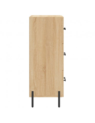 Credenza Rovere Sonoma 34,5x34x90 cm in Legno Multistrato