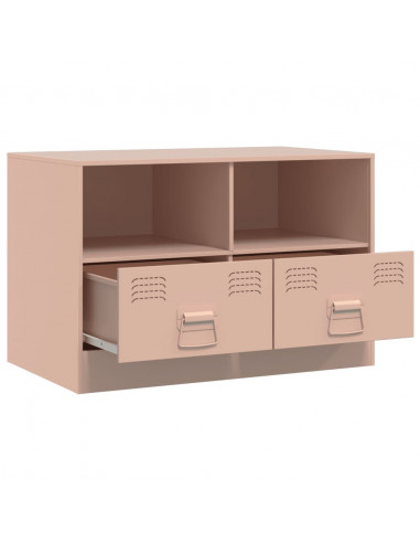 Mobile TV Rosso 67x39x44 cm in Acciaio