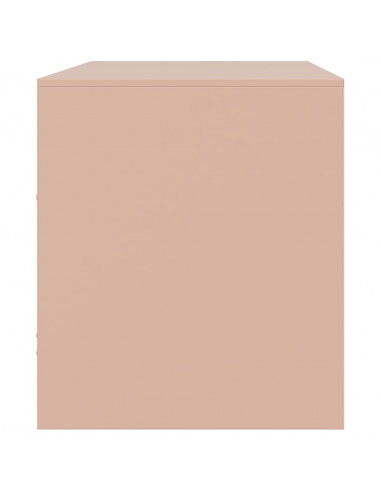 Mobile TV Rosso 67x39x44 cm in Acciaio