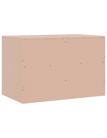Mobile TV Rosso 67x39x44 cm in Acciaio