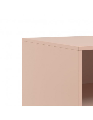 Mobile TV Rosso 67x39x44 cm in Acciaio