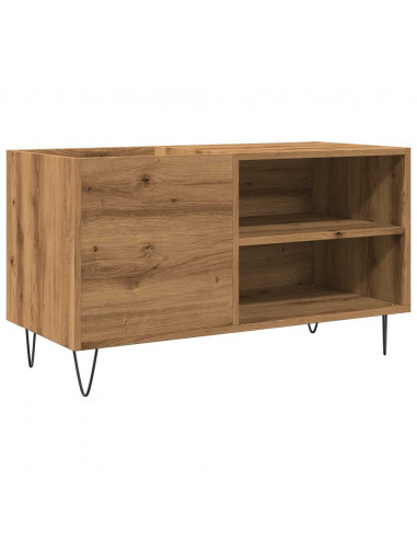 Mobile Porta Dischi Rovere Artigianale 84,5x38x48cm Multistrato