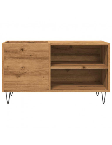 Mobile Porta Dischi Rovere Artigianale 84,5x38x48cm Multistrato