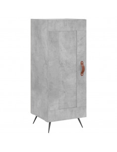 Credenza Grigio Cemento 34,5x34x180 cm in Legno Multistrato 2
