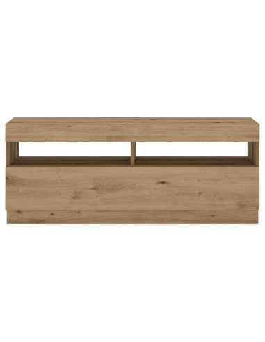 Mobile TV con Luci LED Artigianale 100x35x40 cm Truciolato