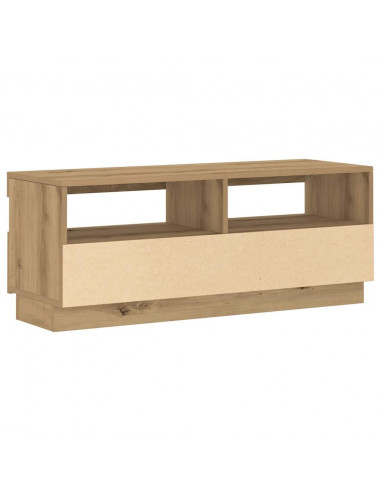 Mobile TV con Luci LED Artigianale 100x35x40 cm Truciolato