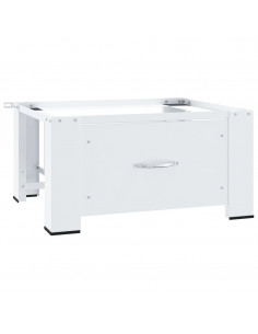 Supporto Alzatina per Lavatrice con Cassetto Bianco 2