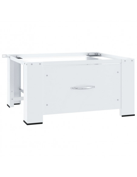 Supporto Alzatina per Lavatrice con Cassetto Bianco