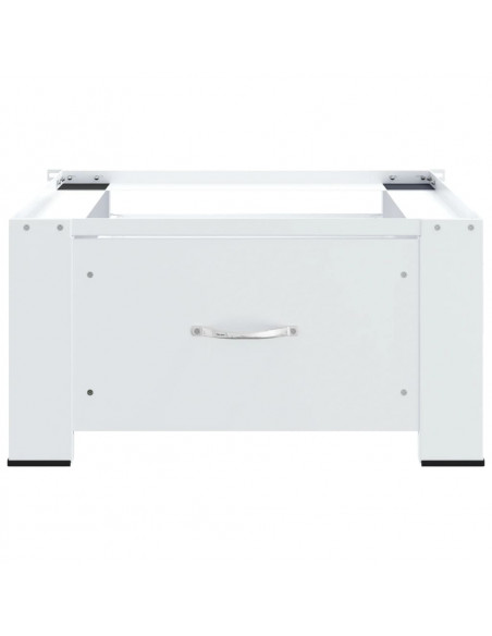 Supporto Alzatina per Lavatrice con Cassetto Bianco