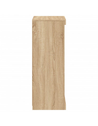 Credenza con Luci LED Rovere Sonoma 41x37x100 cm