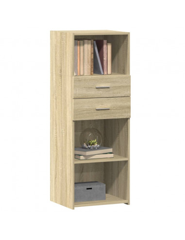 Credenza Rovere Sonoma 45x42,5x124 cm in Legno Multistrato