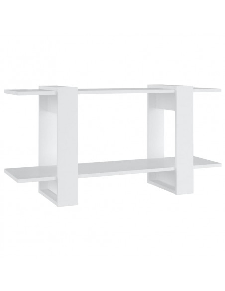 Libreria Bianca 100x30x51 cm in Legno Multistrato
