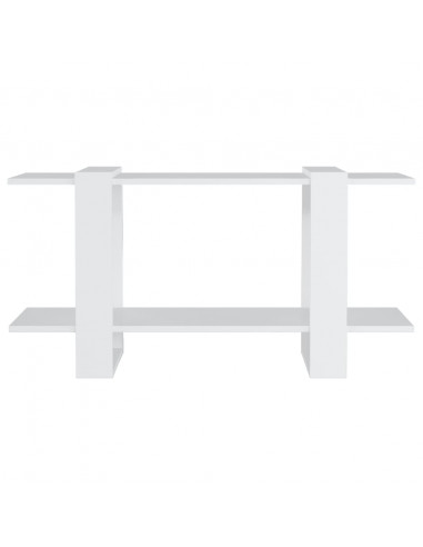 Libreria Bianca 100x30x51 cm in Legno Multistrato