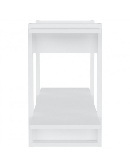 Libreria Bianca 100x30x51 cm in Legno Multistrato