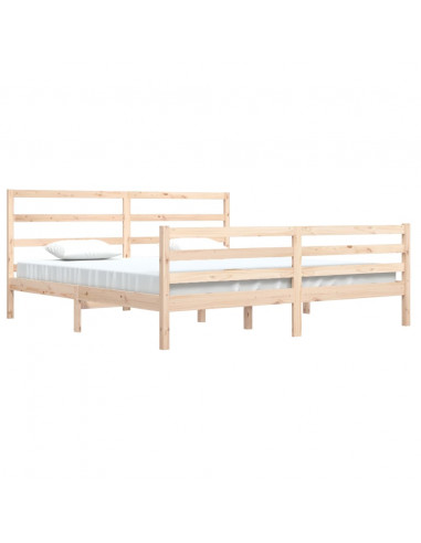 Giroletto in Legno Massello di Pino 200x200 cm