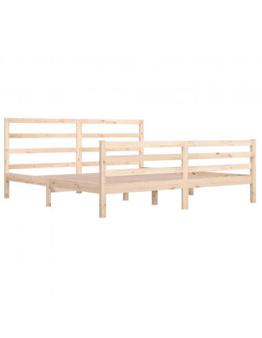 Giroletto in Legno Massello di Pino 200x200 cm