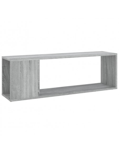 Mobile TV Grigio Sonoma 100x24x32 cm in Legno Multistrato