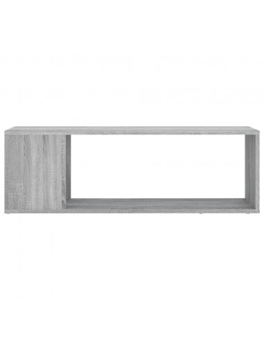 Mobile TV Grigio Sonoma 100x24x32 cm in Legno Multistrato