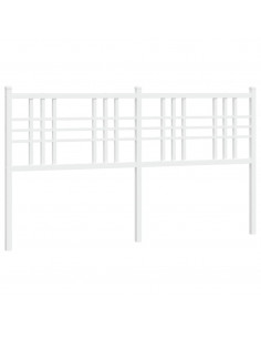 Testiera in Metallo Bianco 160 cm 2