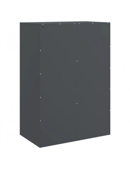 Credenza Antracite 67x39x95 cm in Acciaio
