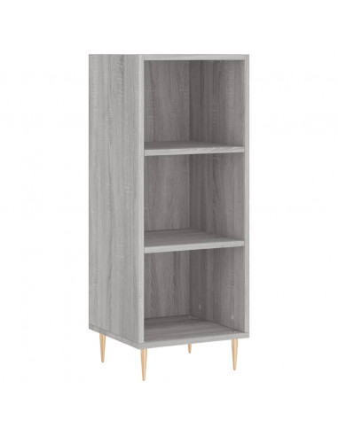 Credenza Grigio Sonoma 34,5x32,5x90 cm in Legno Multistrato